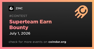 ZINC to Close Superteam Earn Bounty on July 1st