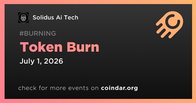 Solidus Ai Tech to Hold Token Burn on July 1st