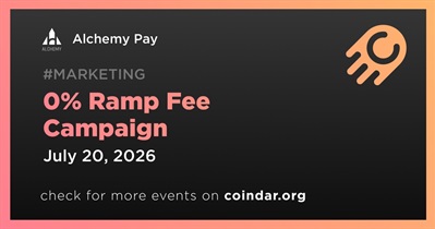 Alchemy Pay’s 0% Ramp Fee Campaign to End on July 20th