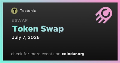 Tectonic Announces Token Swap on July 7th