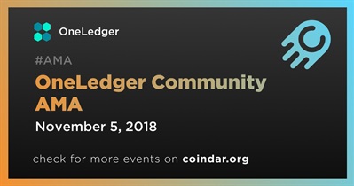 OneLedger Community AMA