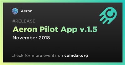 Aeron 파일럿 앱 v.1.5