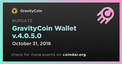 GravityCoin Wallet v.4.0.5.0