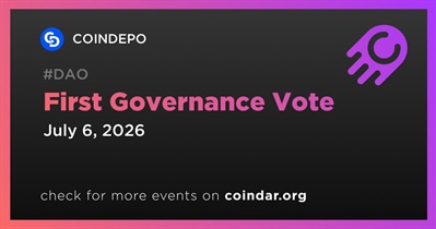 COINDEPO to Hold First Governance Vote on July 6th