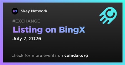 Skey Network to Be Listed on BingX on July 7th