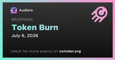 Audiera Held Token Burn on July 6th