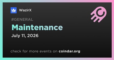 WazirX to Conduct Scheduled Maintenance on July 11th