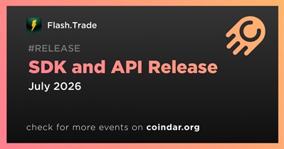 Flash.Trade to Release SDK and API in July