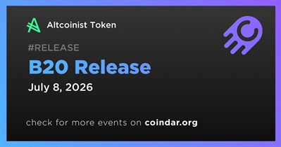Altcoinist Token to Release B20 on July 8th