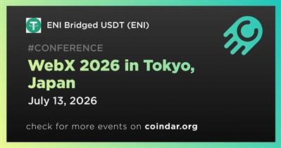 ENI to Participate in WebX 2026 in Tokyo on July 13th