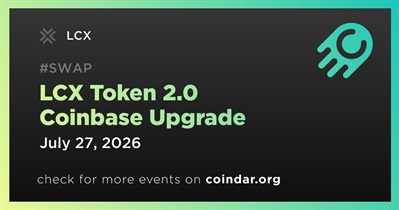 LCX to Begin Coinbase Upgrade for LCX Token 2.0 on July 27th