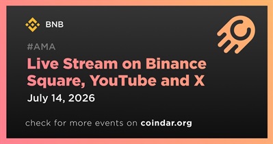 Transmisión en vivo en Binance Square, YouTube y X
