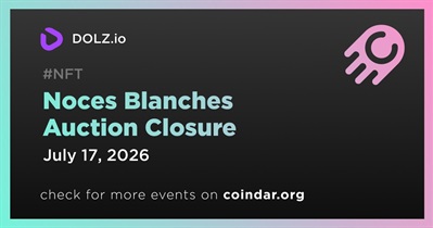 DOLZ.io to Close Noces Blanches Auction on July 17th