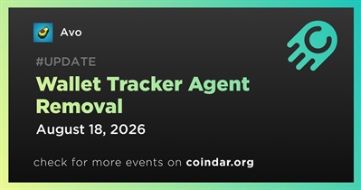 Avo to Remove Wallet Tracker Agents on August 18th
