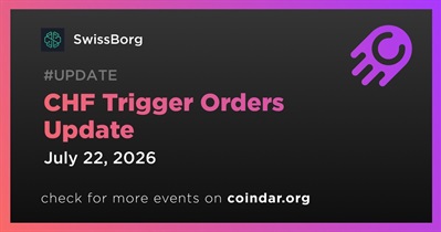SwissBorg Added CHF Support to Trigger Orders
