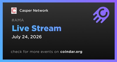 Casper Network to Hold Live Stream on July 24th