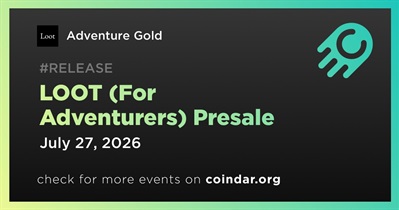 Adventure Gold to Open LOOT Presale on July 27th