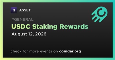 ASSET to Distribute USDC Staking Rewards on August 12th