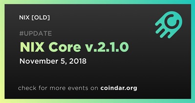 NIX Core v.2.1.0