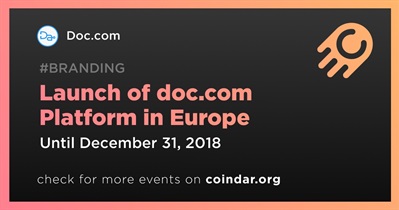 Launch of doc.com Platform in Europe