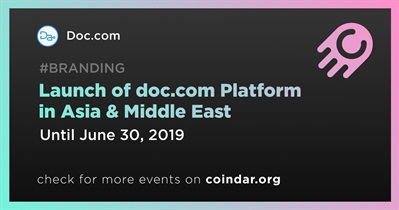 Asya ve Orta Doğu&#39;da doc.com Platformunun lansmanı