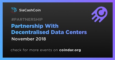 Partnership With Decentralised Data Centers