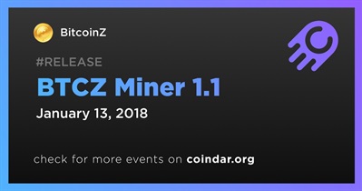 BTCZ Miner 1.1