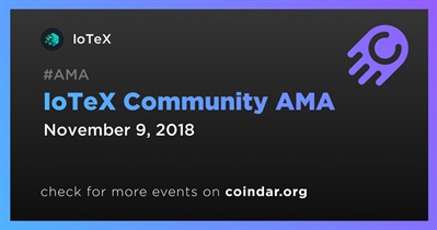 Comunidade IoTeX AMA