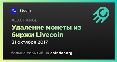 Удаление монеты из биржи Livecoin