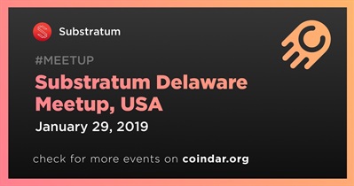 Substratum Delaware Meetup, 미국