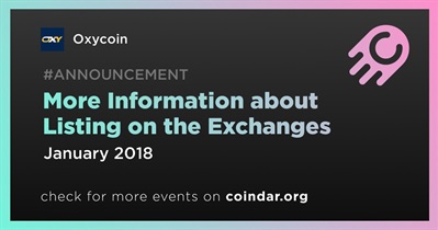 More Information about Listing on the Exchanges