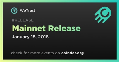 Mainnet Release