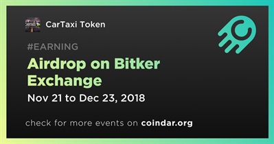 Lanzamiento aéreo en Bitker Exchange