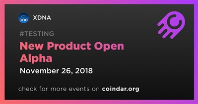 New Product Open Alpha