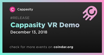Cappasity VR 데모