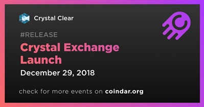 Lançamento da Crystal Exchange
