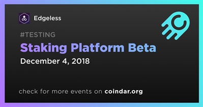 Staking Platform Beta