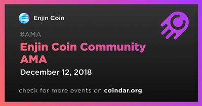 Enjin Coin Community AMA