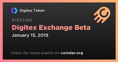 Digitex Exchange Beta