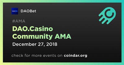 DAO.Casino Community AMA