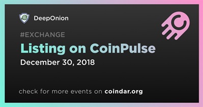 CoinPulse पर लिस्टिंग