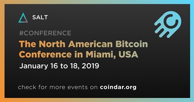 La Conferencia Norteamericana de Bitcoin en Miami, EE. UU.