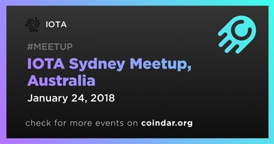 IOTA Sydney Meetup, Australia