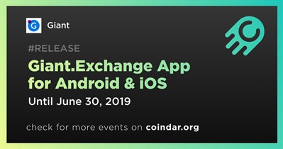 Aplicativo Giant.Exchange para Android e iOS
