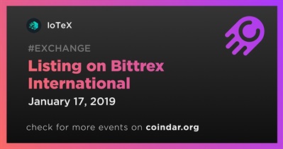 Listando em Bittrex International
