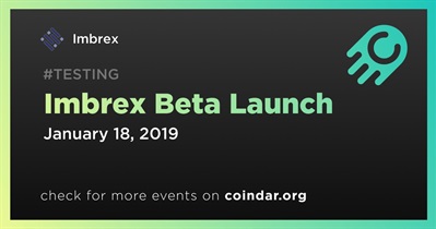 Imbrex Beta Launch