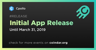 Initial App Release