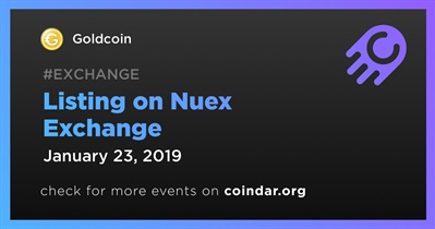 Listing on Nuex Exchange