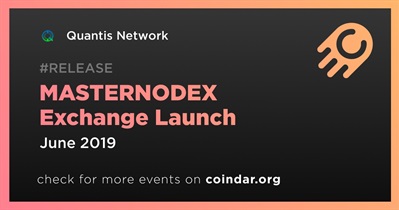 MASTERNODEX Exchange Launch