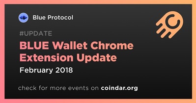 BLUE Wallet Chrome Extension Update